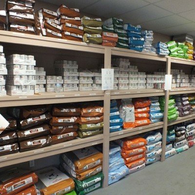 We stock a large variety of food to meet all your pet's nutritional needs.